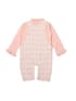 Mee Mee Printed Fleece Romper For Girls - (Pink)